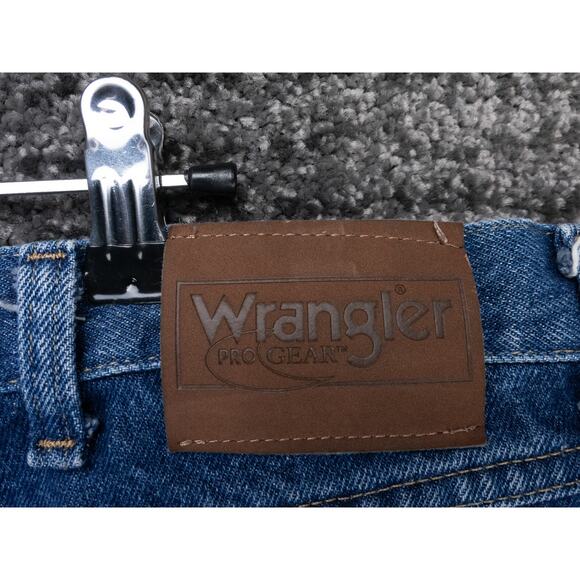 Wrangler Pro Gear Jeans Men 42x30 Blue Brush Guard Upland Briar Hunting Outdoors - Picture 13 of 13